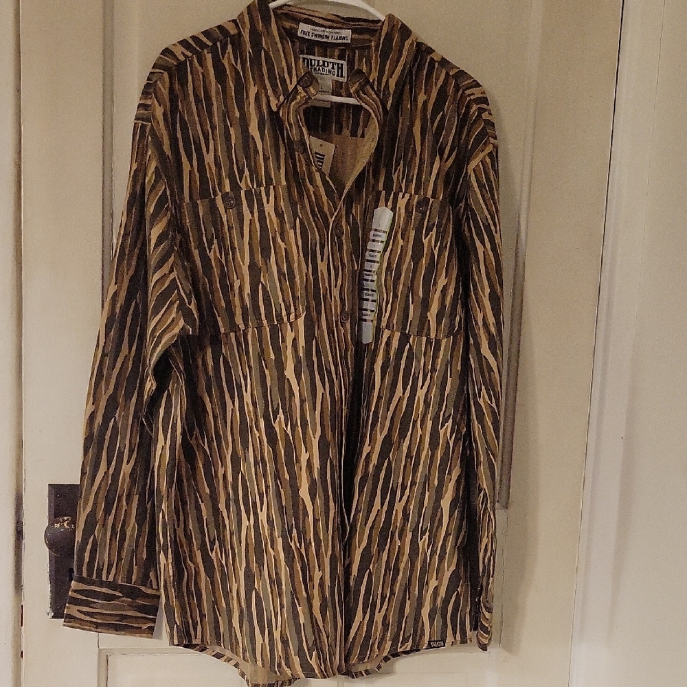 Striped Button-Up Shirt